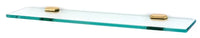 Nicole Bath 24'' Glass Shelf w/Brackets A7750-24
