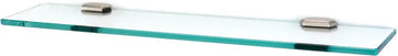 Nicole Bath 24'' Glass Shelf w/Brackets A7750-24-SN