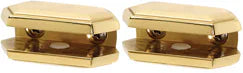 Nicole Bath Glass Shelf Brackets Only A7750-PB