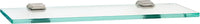 Geometric Bath 18'' Glass Shelf w/Brackets A7950-18-SN