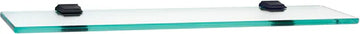 Geometric Bath 24'' Glass Shelf w/Brackets A7950-24