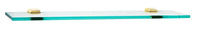 Geometric Bath 24'' Glass Shelf w/Brackets A7950-24