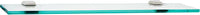 Geometric Bath 24'' Glass Shelf w/Brackets A7950-24-SN