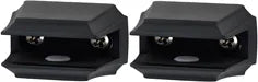 Geometric Bath Glass Shelf Brackets Only A7950