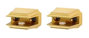 Geometric Bath Glass Shelf Brackets Only A7950