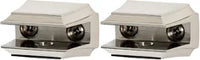 Geometric Bath Glass Shelf Brackets Only A7950-PN
