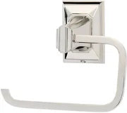 Geometric Bath Single Post Tissue Holder A7966-PN