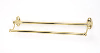 Classic Traditional Bath 24'' Double Towel Bar A8025-24-PB