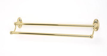 Classic Traditional Bath 24'' Double Towel Bar A8025-24-PB