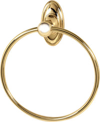 Classic Traditional Bath Towel Ring A8040-PB