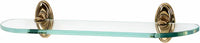 Classic Traditional Bath 18'' Glass Shelf w/Brackets A8050-18-PA