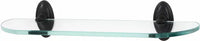 Classic Traditional Bath 24'' Glass Shelf w/Brackets A8050-24-BRZ