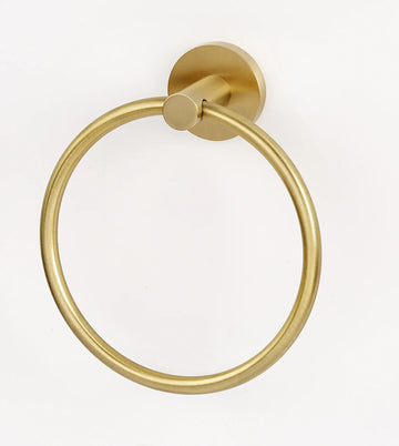 Contemporary I Bath Towel Ring A8340-SB