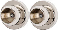 Contemporary I Bath Shower Rod Brackets Only A8346-PN