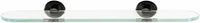 Contemporary I Bath 18'' Glass Shelf w/Brackets A8350-18