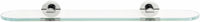 Contemporary I Bath 24'' Glass Shelf w/Brackets A8350-24-PC