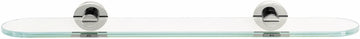 Contemporary I Bath 24'' Glass Shelf w/Brackets A8350-24-PN
