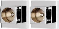 Contemporary II Bath Shower Rod Brackets Only A8446-PC