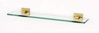 Contemporary II Bath 18'' Glass Shelf w/Brackets A8450-18-SB