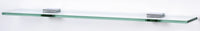 Contemporary II Bath 18'' Glass Shelf w/Brackets A8455-18-PC