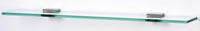 Contemporary II Bath 18'' Glass Shelf w/Brackets A8455-18-PN