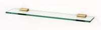 Contemporary II Bath 18'' Glass Shelf w/Brackets A8455-18-SB