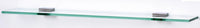 Contemporary II Bath 24'' Glass Shelf w/Brackets A8455-24-PN