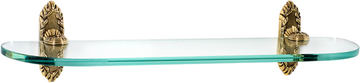 Ribbon & Reed Bath 18'' Glass Shelf w/Brackets A8550-18