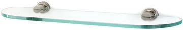 Infinity Bath 18'' Glass Shelf w/Brackets A8750-18-SN