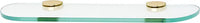 Euro Bath 18'' Glass Shelf w/Brackets A8950-18-PB