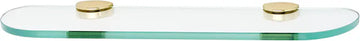 Euro Bath 18'' Glass Shelf w/Brackets A8950-18-PB