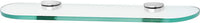 Euro Bath 18'' Glass Shelf w/Brackets A8950-18-PC