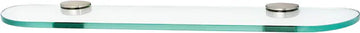 Euro Bath 24'' Glass Shelf w/Brackets A8950-24-SN