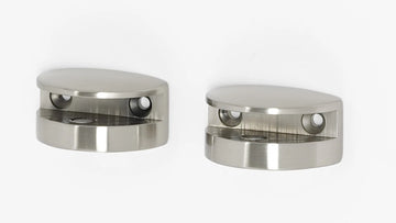 Euro Bath Glass Shelf Brackets Only A8950-SN