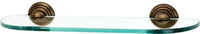 Embassy Bath 18'' Glass Shelf w/Brackets A9050-18-AEM