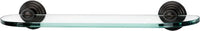 Embassy Bath 18'' Glass Shelf w/Brackets A9050-18-BARC