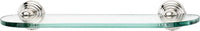 Embassy Bath 18'' Glass Shelf w/Brackets A9050-18-PN