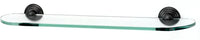 Embassy Bath 24'' Glass Shelf w/Brackets A9050-24-BRZ