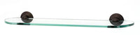 Embassy Bath 24'' Glass Shelf w/Brackets A9050-24-CHBRZ