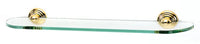 Embassy Bath 24'' Glass Shelf w/Brackets A9050-24-PB