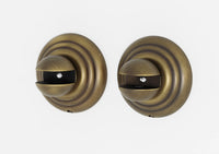 Embassy Bath Glass Shelf Brackets Only A9050-AEM