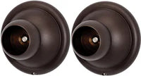 Yale Bath Shower Rod Brackets Only A9246-CHBRZ