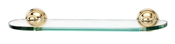 Yale Bath 18'' Glass Shelf w/Brackets A9250-18