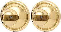 Yale Bath Glass Shelf Brackets Only A9250-PB