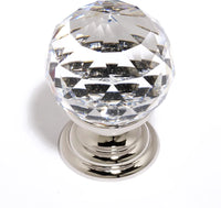 Swarovski Crystal 1 1/4'' Crystal Knob C210-CLR/PN