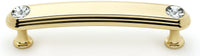 Swarovski Crystal 3 1/2'' Crystal Pull C211-35-PB