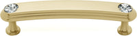 Swarovski Crystal 3 1/2'' Crystal Pull C211-35-SB