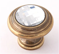 Swarovski Crystal 1 1/4'' Crystal Knob C211-CLR/PA