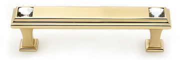 Swarovski Crystal 3 1/2'' Crystal Pull C213-35-PB
