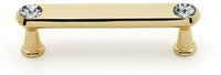 Swarovski Crystal 3'' Crystal Pull C214-3-GLD